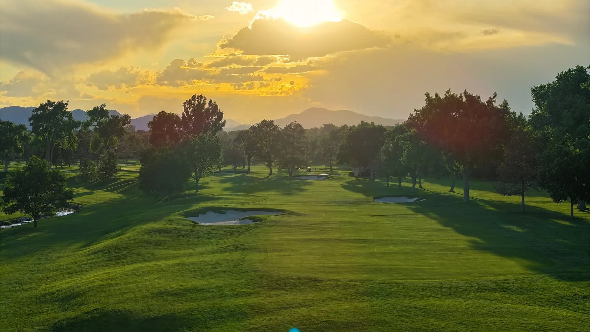 Columbine Country Club from above