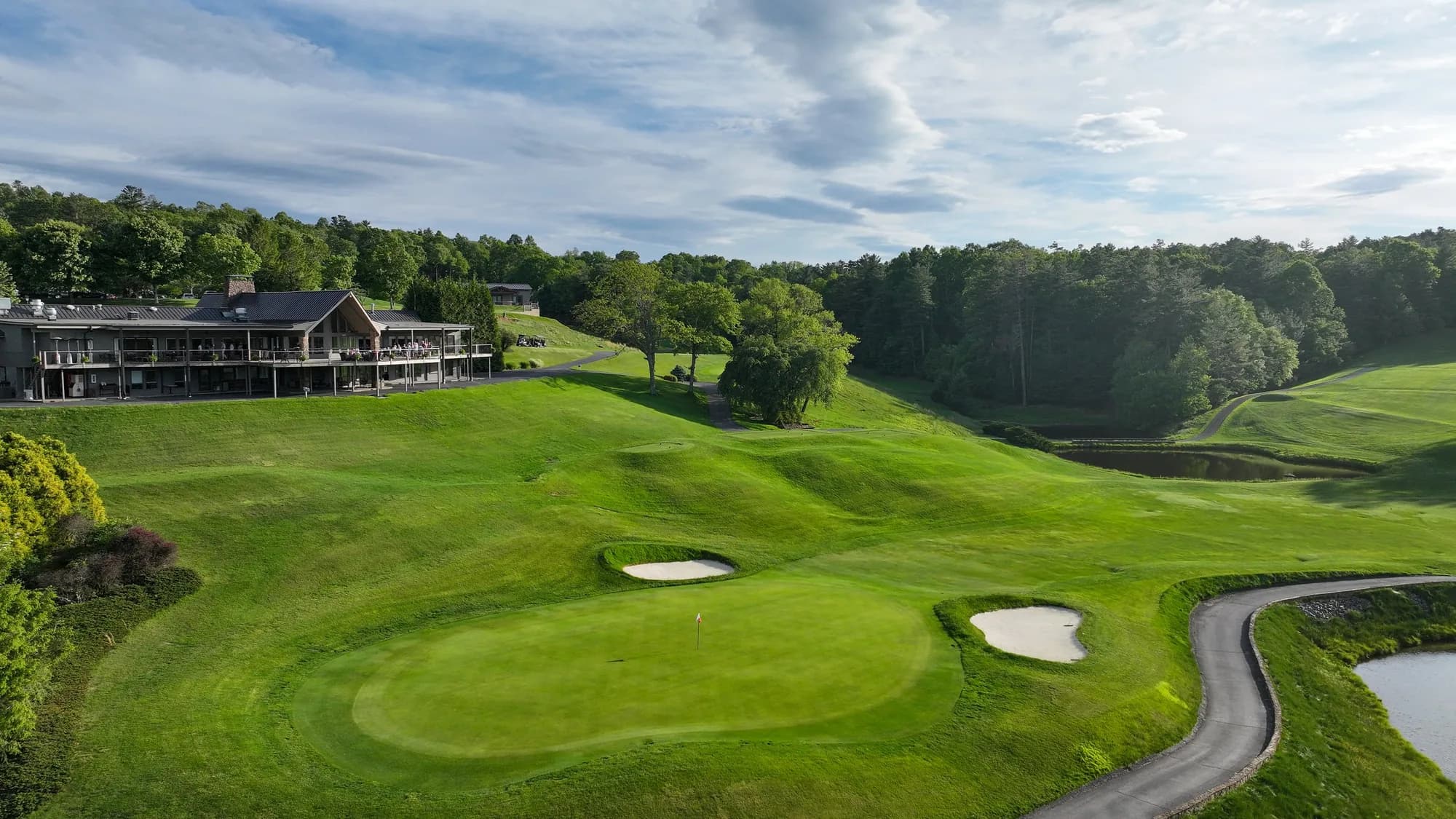High Meadows Country Club from above