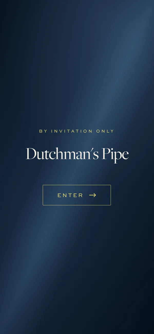 Dutchman's Pipe Club website on mobile